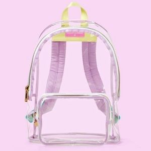Transparent Backpack - Stoney Clover Lane x Target Clear/Lavender - NWT